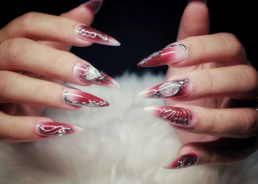 Bold Neon Coffin Shape Nails Wholesale